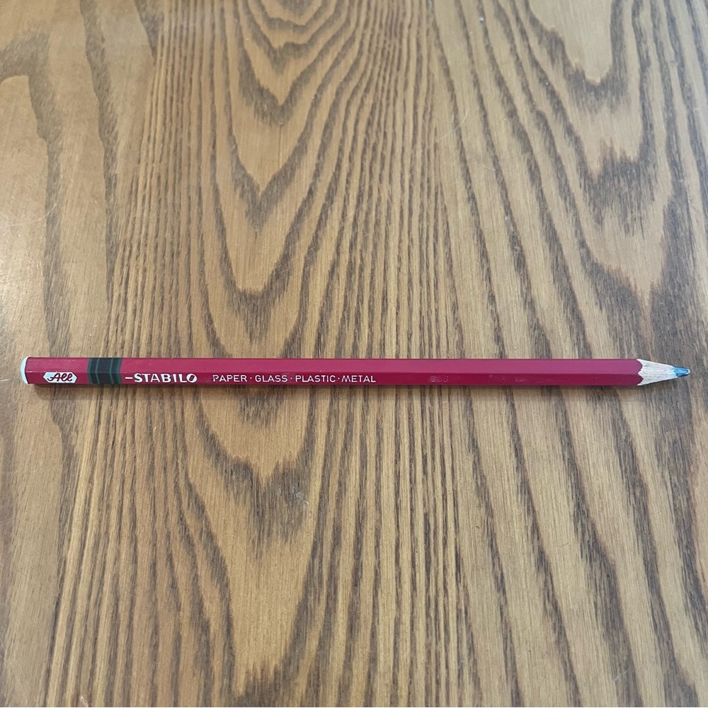 Vintage All Stabilo 8008 Pencil Red Graphite